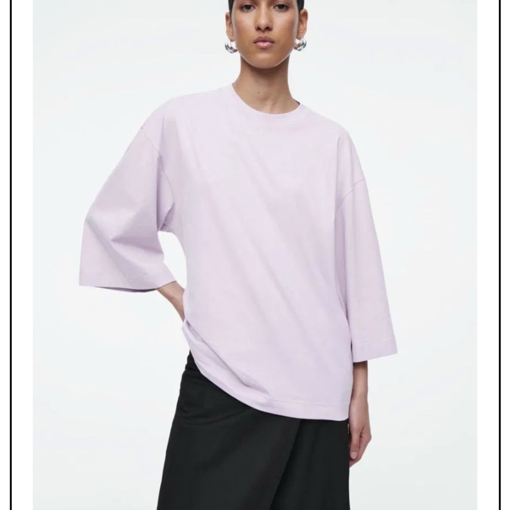 COS Lilac Long Sleeve Tee